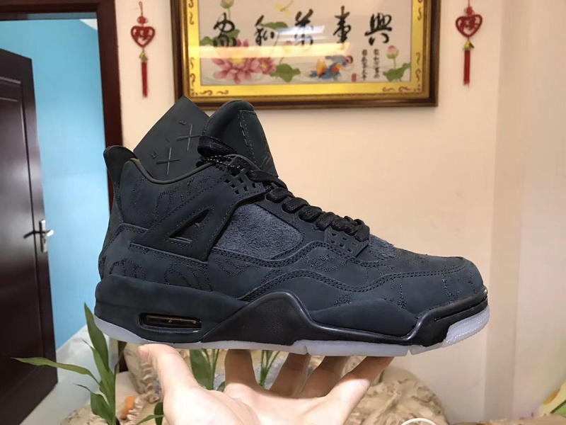 Authentic KAWS x Air Jordan 4 “Cool Grey Black”